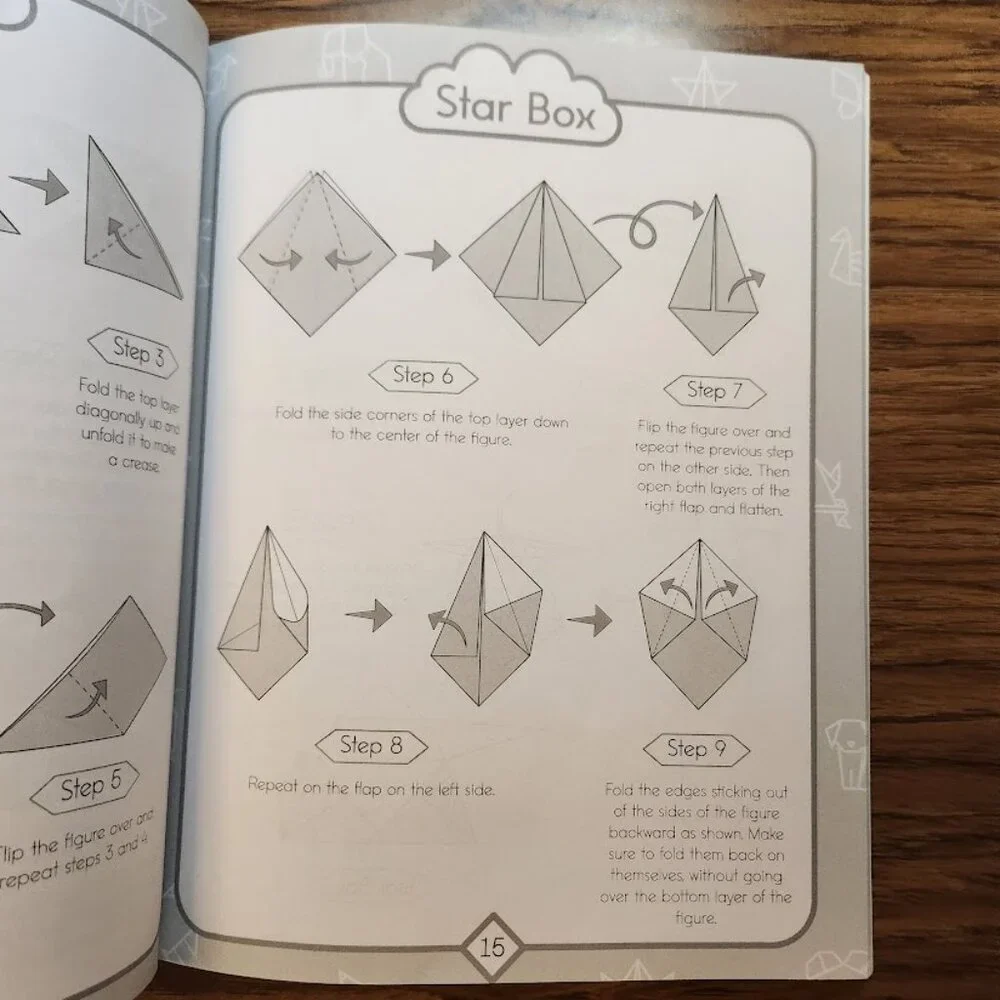 Origami Boxes For Kids Papercrafts Book Craft Paperback Book How To Make Boxes